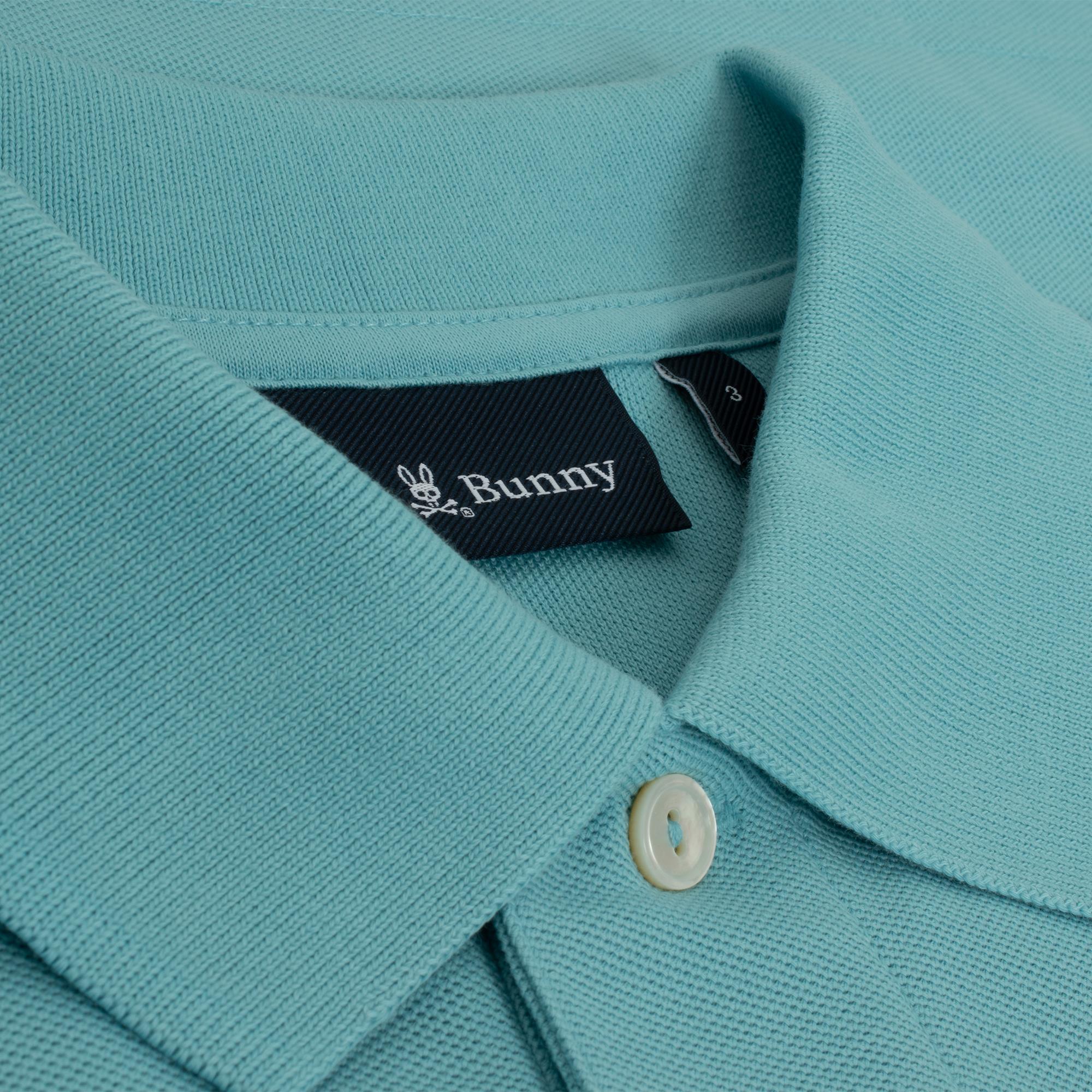 Psycho Bunny Classic Pique Polo Shirt Milky Blue